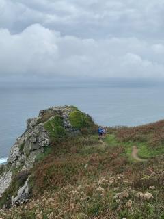 Conferring with the map, somewhere near Hor Point